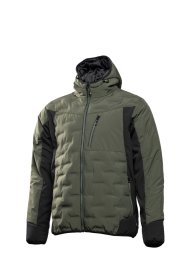 Striukė HOGERT TECHNIK Paul, pašiltinta, su gobtuvu, alyvuogių spalvos, 100% poliesteris, 2XL (56) dydis
