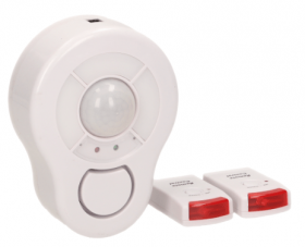 Mini aliarmas ORNO, Wi-Fi, su pultu, 360°, 85 dB, 4 x AA (komplektacijoje nėra), pulto baterijos 3 x LR44 (komplektacijoje yra), 02199S