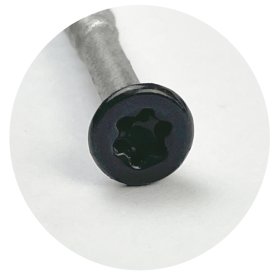 Terasiniai medsraigčiai FASTSHIFTER, 4,8 x 65 mm, su grąžteliu, nerūd. plieno SS410, RAL9004, 100 vnt. 