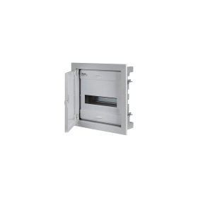 Automatinių išjungiklių skydelis ELETTROCANALI EC63112, 12-modulių, įleidžiamas, IP40, metalinės durelės, 93x368x343 mm, baltos sp.