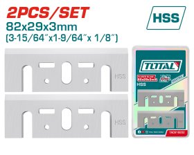 Obliaus peilių rinkinys TOTAL, 82X29X3.0 mm, HSS TAC618202