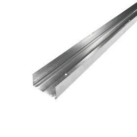  Horizontalus profilis UW,  50, matmenys 50 x 40 x 0,6 mm, ilgis - 3 m, J016034