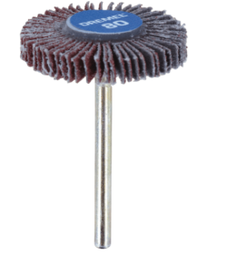 Žiedlapinis šlifavimo diskas DREMEL, siauras K80, D=28,6 mm, 1 vnt.