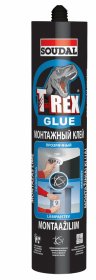 Montažiniai klijai SOUDAL T-Rex, 310 g, skaidrūs