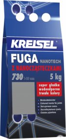 Plytelių tarpų glaistas KREISEL Fuga Nanotech 730, 5 kg Juoda 05/24A