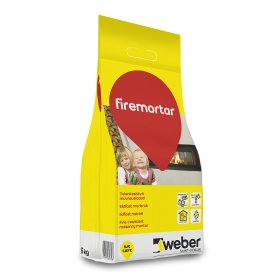 Mūro mišinys atsparus ugniai Weber FireMortar, rankinis, 5kg, 1013723