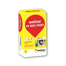  Mūro mišinys klinkerinei plytai  Weber M100/600,  25 kg Pilkas, LT 1001290