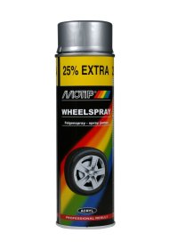 Automobiliniai dažai MOTIP, ratlankiams, sidabriniai, 500 ml