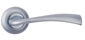 Durų rankena ALFALOCK A240-R04-SN, Nerūdijančio plieno spalvos