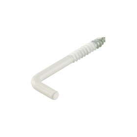 Įsukamas kabliukas SUKI, 90' 50x3,8x24x17, 4 vnt. baltos sp.