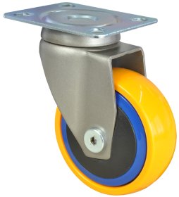 Pasukamas ratukas 3C-Serija WAGNER, d-75 mm, minkštas, apkrova - 50 kg.