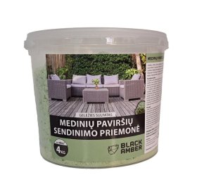 Geležies sulfatas AMELLO, 4 kg, skirtas medienos paviršių sendinimui