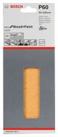 Šlifavimo lapeliai BOSCH C471, 93x230, K60,10 vnt.