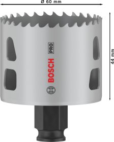 Grąžtas-karūna BOSCH Bi-metal Progressor, 60 mm