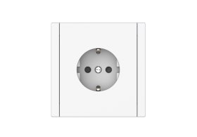 Kištukinis lizdas ORRO 9229-42, 1 vietos, įleidžiamas, su įž., baltos spalvos, 16 A, 250 V