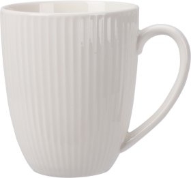 Puodelis, 370 ml, 8,8 x 10,5 cm, baltas.