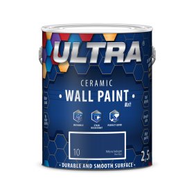 Interjero dažai ULTRA Ceramic, 2,5 l, Mėlyna bedugnė sp. (10)
