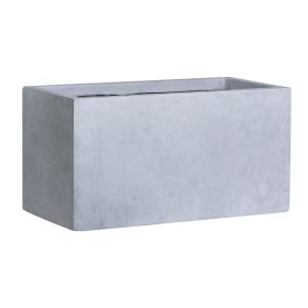 Keraminis lauko vazonas Grau III, pilkos sp., 99 x 46 x 46 cm.