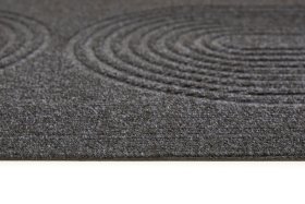 Kilimėlis TOKYO, 58 x 90 cm, 100% poliesteris, t.pilkos spl., 704824