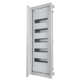 Automatinių išjungiklių skydelis ELETTROCANALI EC63160, 60-modulių, įleidžiamas, IP40, metalinės durelės, 93x368x878 mm, baltos sp.