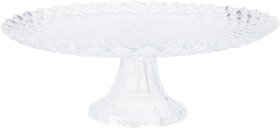 Tortinė, stiklinė, skaidri