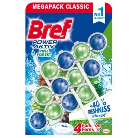 WC valiklis - gaiviklis BREF Power Active Pine, 3 x 50 g