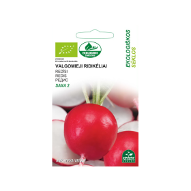 Daržovių sėklos, EKO ridikėliai valgomieji Saxa 2, 2 g., 9929