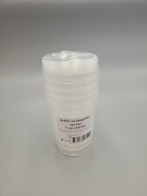 Kibirėliai, 5 vnt., skaidrūs, 520 ml