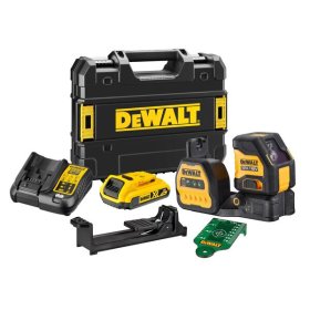 Kryžminio žalio lazerinio nivelyro rinkinys DEWALT DCE088D1G18-QW, 12/18V, komplekte 1x2,0 Ah akumuliatorius