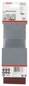 Šlifavimo juostų rinkinys BOSCH X440, 75 x 457 mm, nr. 60, 80, 100, 3 vnt.