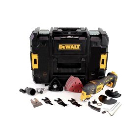 Akumuliatorinis daugiafunkcins įrankis DEWALT DCS356NT-XJ, 18 V, lagamine, be akumuliatorių ir kroviklio
