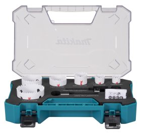 Bimetalinių gręžimo karūnų rinkinys MAKITA HSS Bi-Metal , 6-dydžiai (19,22,29,38,44,57)