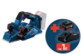 Akumuliatorinis oblius BOSCH Professional GHO 18V-26 SOLO, 18 V, be akumuliatoriaus ir kroviklio, 06015B5001