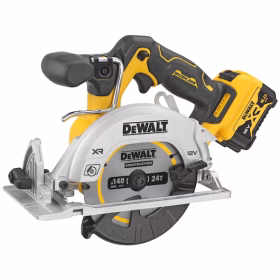 Akumuliatorinis diskinis pjūklas DEWALT DCS512P2-QW, 12 V, komplekte 2x5,0 Ah akumuliatoriai ir kroviklis