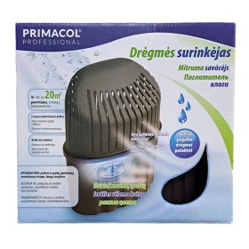 Drėgmės absorbentas PRIMACOL, skirtos patalpoms iki 20 m2., juodos spalvos