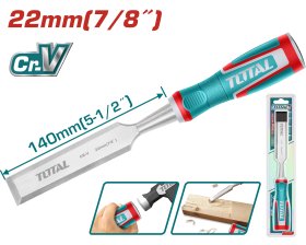 Kaltas TOTAL, medžiui, CR-V, 22x140 mm, THT41226