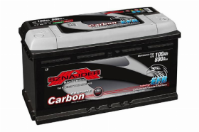 Akumuliatorius SZNAJDER START-STOP CARBON EFB 12 V, 100 Ah, 800 A, EN