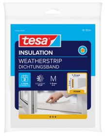 Sandarinimo putos TESA, balta, 10m x 9mm x 5mm
