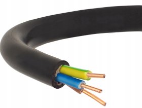 Jėgos kabelis VVG (CYKY), 3*1,5 žemė 26A/5,72KW (10m)