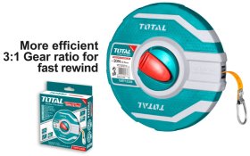 Ruletė TOTAL, stiklo audinio, 30m, 12.5 mm, TMTF12306