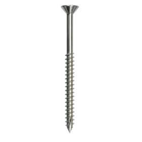 Konstrukciniai medsraigčiai FASTSHIFTER FT TWISTER, 6 x 80 mm, A2 nerūd. plieno, vaškuoti, 100 vnt., TORX30