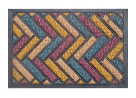 Kilimėlis RICCO TARTAN PLUS, 40 x 60 cm, 100% kokoso pluotas ant PVC pagrindo, 872-100