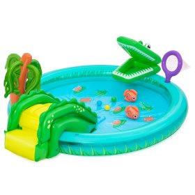 Pripučiamama žadimų aikštelė BESTWAY Crocodile Cove, 210 l, 2,24x1,81x0,72 m, 53166