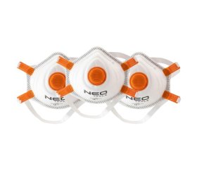 Respiratorius NEO FFP3, su vožtuvu, 3 vnt., CE