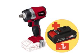 Akumuliatorinis smūginis veržliasukis EINHELL TE-CW 18, Li-ion, Solo, be akumuliatoriaus