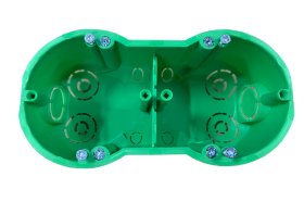 Montažinė dėžutė LIREGUS Įid2 66-003, 46mm, g/k, 2 vietų