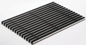 Batų valymo grotelės ACO Vario 2.0, 75 x 50 cm, gumos juostelių grotelės, juoda spalva, 3008437