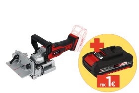 Akumuliatorinis kaiščių frezeris EINHELL (biscuit jointer) TE-BJ 18 Li Solo, be akumuliatoriaus ir kroviklio