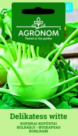 Daržovių sėklos, AGRONOM Kopūstai ropiniai DELIKATESS WITTE, 1 g.