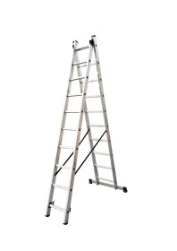 Kopėčios HERVIN EQUIPMENT, alium. universalios, 2x10 pakopų, 2720-4510 mm, AC0210AV2